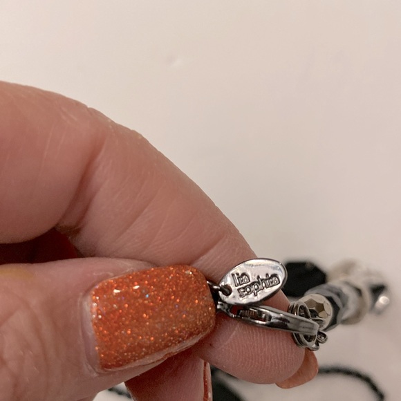 Lia Sophia glamorous “front row” chunky fashion jewelry layered necklace 32” - Picture 7 of 12